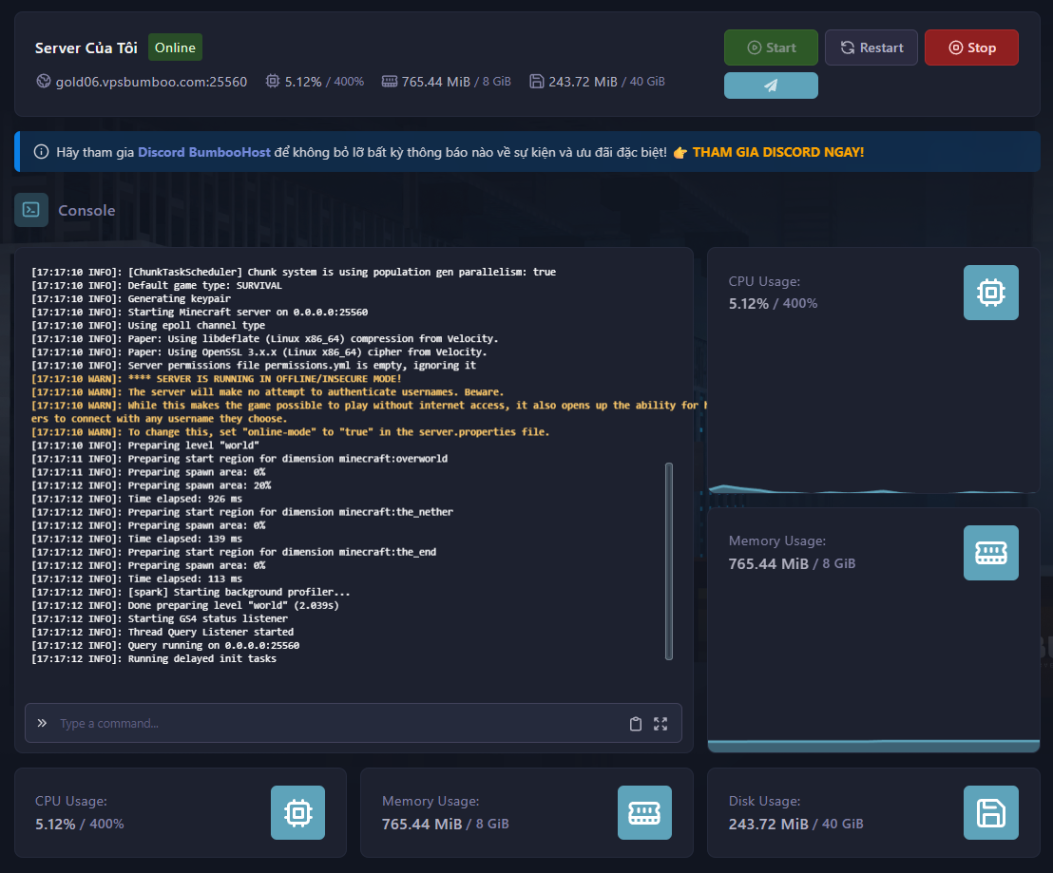 Console Preview